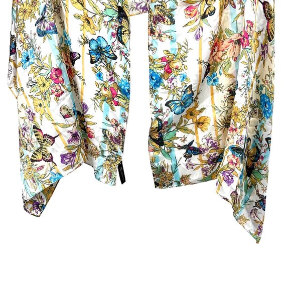 INC International Concepts Floral & Butterfly Print Scarf Lightweight Secret Gar - Picture 8 of 8